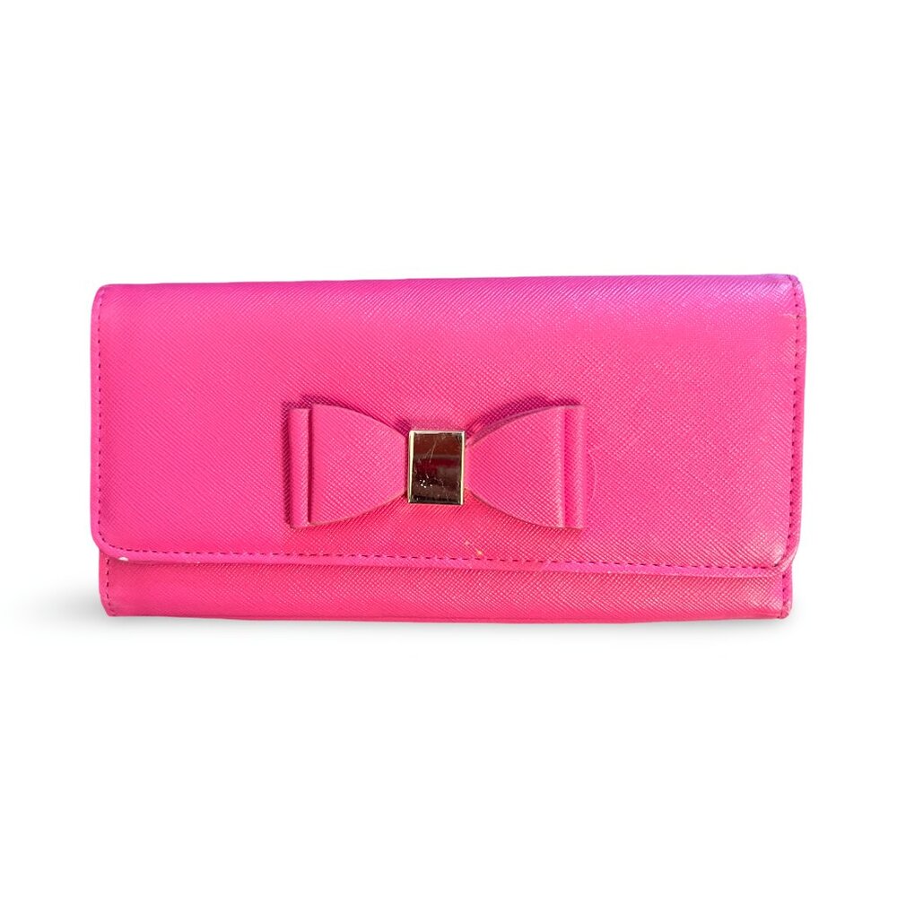Luxury Wallet Accordion Pink Leather